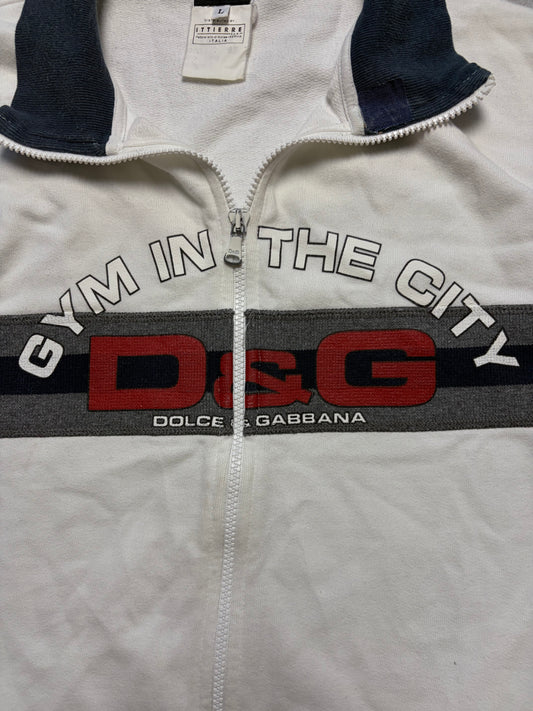 Vintage 2000s Dolce & Gabbana Zipper Pullover Zip Jacke (L)