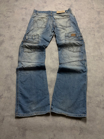Vintage D&G Dolce & Gabbana Jeans Straight Fit Print (M)