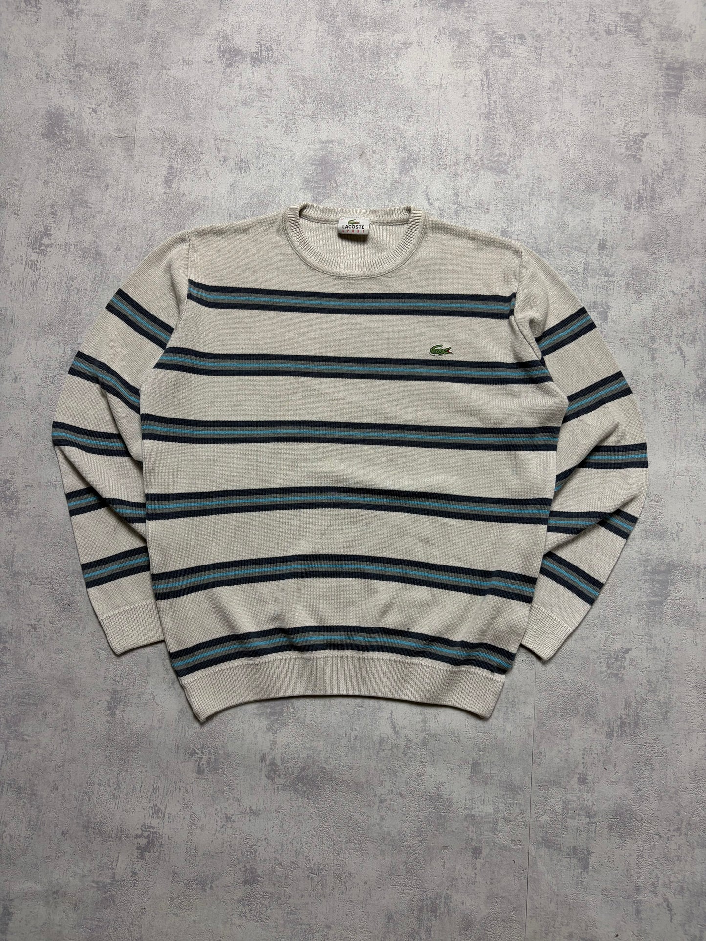 Vintage 2000s Lacoste Sweater with Stripes (S)