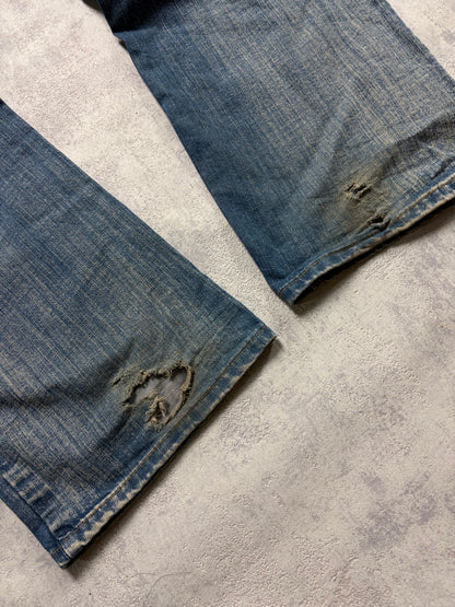 Vintage D&G Dolce & Gabbana Jeans Straight Fit Print (M)