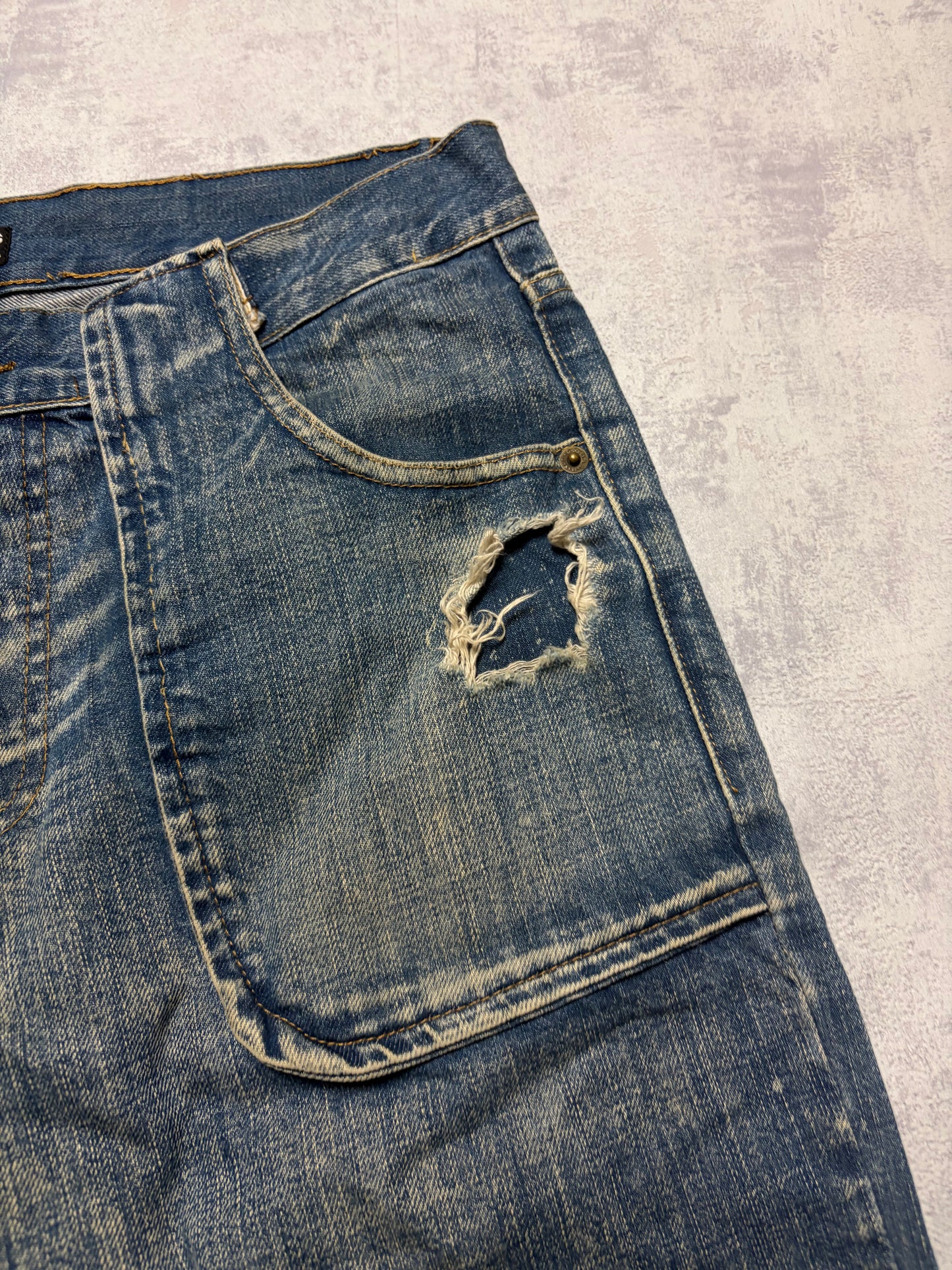 Vintage D&G Dolce & Gabbana Jeans Straight Fit Print (M)