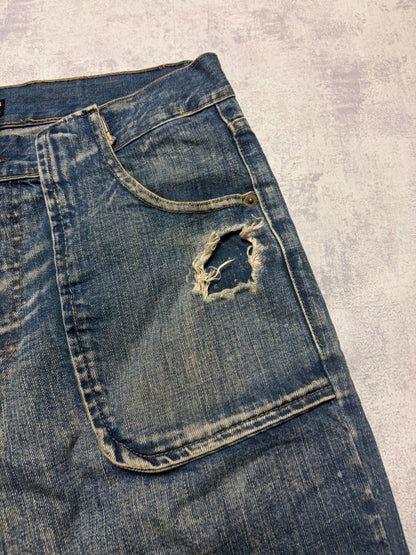 Vintage D&G Dolce & Gabbana Jeans Straight Fit Print (M)